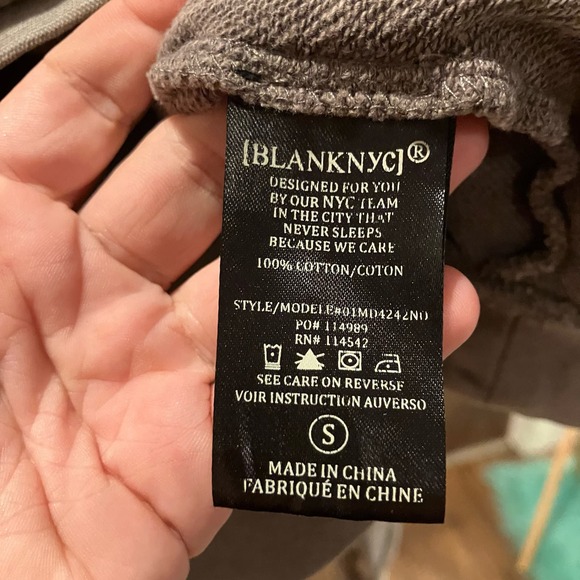 Blank NYC Gray Sweatshirt - Picture 4 of 5
